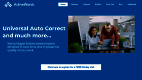 What Activewords.com website looks like in 2024 