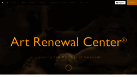 What Artrenewal.org website looks like in 2024 