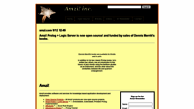 What Amzi.com website looks like in 2024 