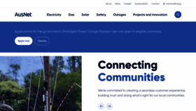 What Ausnetservices.com.au website looks like in 2024 
