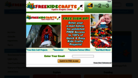 What Allfreekidscrafts.com website looks like in 2024 