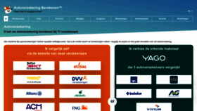What Autoverzekering-berekenen.be website looks like in 2024 