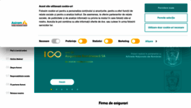 What Asirom.ro website looks like in 2024 