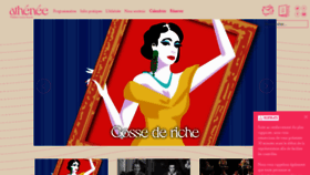 What Athenee-theatre.com website looked like in 2024 (1 year ago)