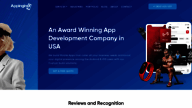 What Appingine.com website looked like in 2024 (1 year ago)