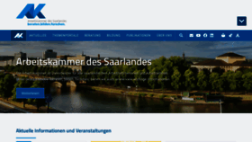 What Arbeitskammer.de website looks like in 2024 