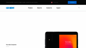 What Alcatel-mobile.com website looks like in 2024 