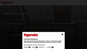 What Agenda-software.de website looks like in 2024 