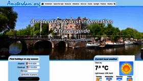 What Amsterdam.org website looks like in 2024 