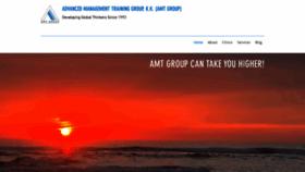 What Amt-group.com website looks like in 2024 