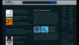 What Acu-cell.com website looks like in 2024 