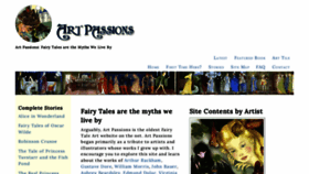 What Artpassions.net website looks like in 2024 