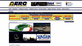 What Aero-news.net website looks like in 2024 