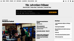 What Advertiser-tribune.com website looks like in 2024 
