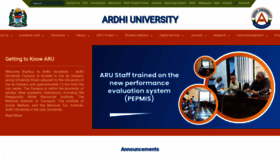 What Aru.ac.tz website looked like in 2024 (2 years ago)