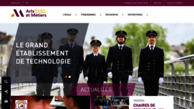What Artsetmetiers.fr website looks like in 2024 