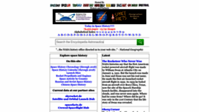 What Astronautix.com website looks like in 2024 