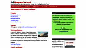 What Absolutefacts.nl website looks like in 2024 