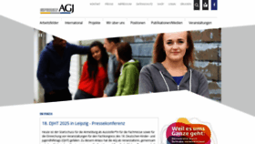 What Agj.de website looks like in 2024 