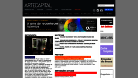 What Artecapital.net website looks like in 2024 