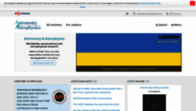 What Aanda.org website looks like in 2024 