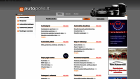 What Autopolis.lt website looks like in 2024 