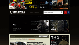 What Armyweb.cz website looks like in 2024 