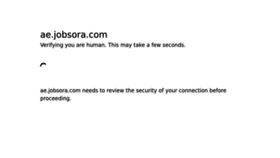 What Ae.jobsora.com website looks like in 2024 