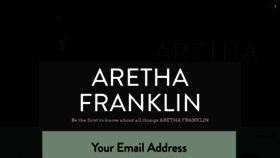What Arethafranklin.net website looks like in 2024 