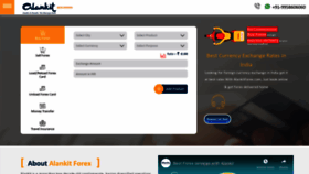 What Alankitforex.com website looks like in 2024 