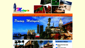 What Attractionsinmalaysia.com website looks like in 2024 