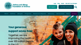 What Aafa.org website looks like in 2024 