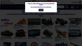 What Anticsonline.uk website looked like in 2024 (1 year ago)