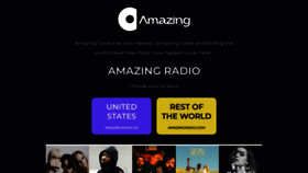 What Amazingtunes.com website looks like in 2024 