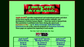 What Appleseeds.org website looks like in 2024 
