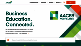 What Aacsb.edu website looked like in 2024 (2 years ago)