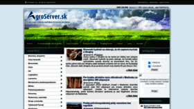 What Agroserver.sk website looks like in 2024 