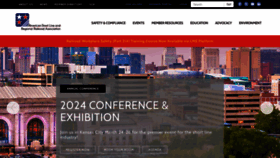 What Aslrra.org website looks like in 2024 
