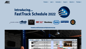 What Aecsoftware.com website looks like in 2024 