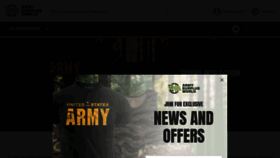 What Armysurplusworld.com website looks like in 2024 