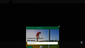 What Alamocitygolftrail.com website looks like in 2024 