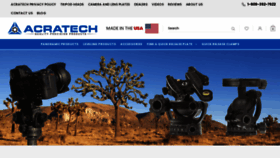 What Acratech.net website looks like in 2024 