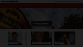 What Altefeuerwache.com website looks like in 2024 