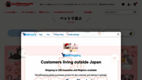 What Allforwan.jp website looks like in 2024 