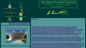 What Albert-einstein.org website looks like in 2024 
