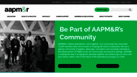 What Aapmr.org website looks like in 2024 