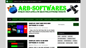 What Arb-softwares.com website looks like in 2024 