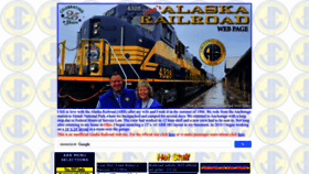 What Alaskarails.org website looks like in 2024 