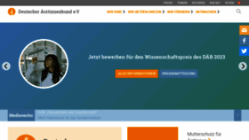 What Aerztinnenbund.de website looks like in 2024 