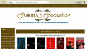 What Astoriabookshop.com website looks like in 2024 
